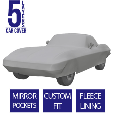 Full Car Cover for Chevrolet Corvette 1963 Convertible 2-Door - 5 Layers
