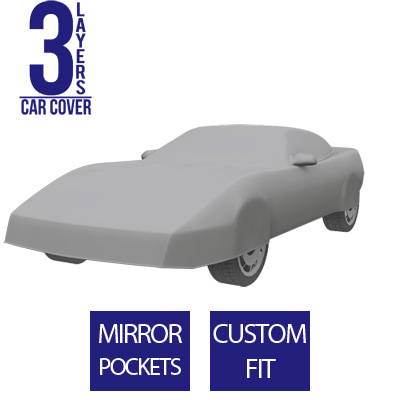 Full Car Cover for Chevrolet Corvette 1986 Coupe 2-Door - 3 Layers