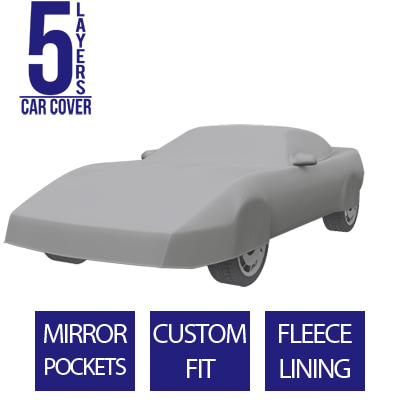 Full Car Cover for Chevrolet Corvette 1988 Coupe 2-Door - 5 Layers