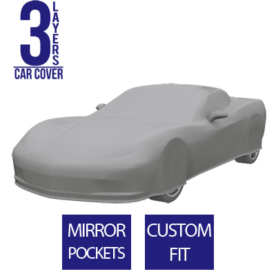 Full Car Cover for Chevrolet Corvette ZR1 2008 Convertible 2-Door - 3 Layers