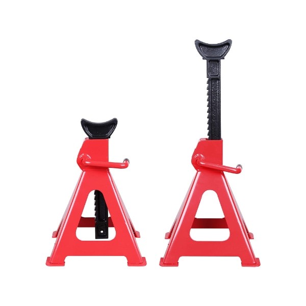 6-Ton Heavy-Duty Steel Jack Stands with Foot Pad (2 Pack)